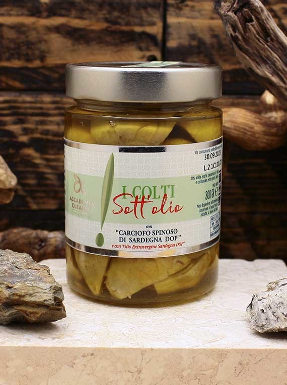 Accademia Olearia - Carciofini di Sardegna DOP in olio extra vergine d`oliva DOP 314 g