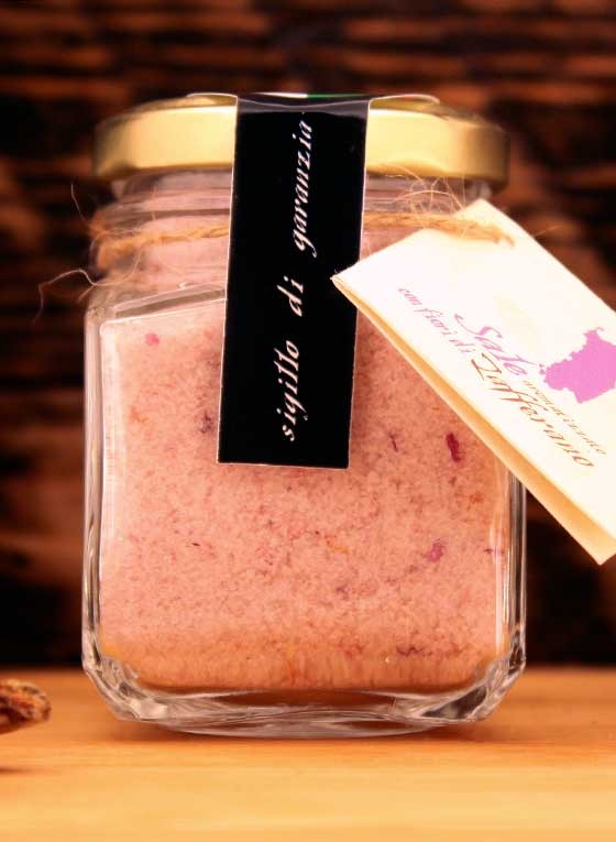 Colle sul Tirreno - Sale aromatizzato ai fiori di zafferano 100 g
