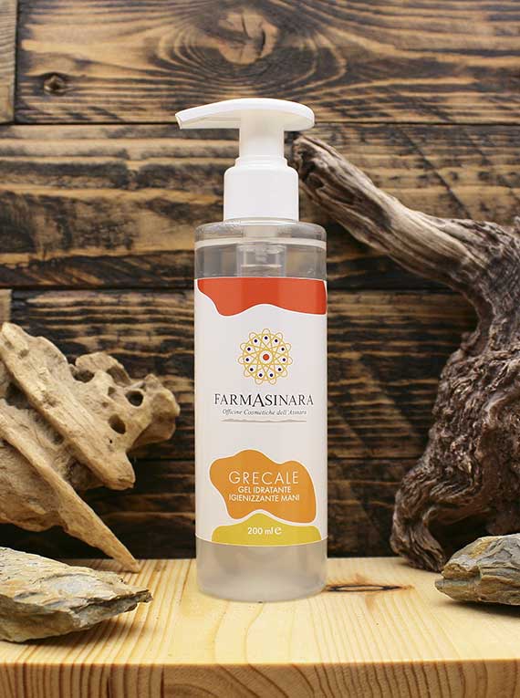 Farmasinara Gel idratante igienizzante mani “Grecale 200 ml