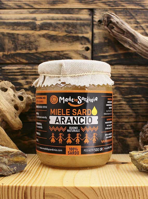 Made By Sardinia - Miele arancio 500 g