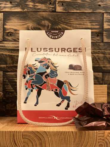 Distillerie Lussurgesi - LUSSURGESI ALLA LIQUIRIZIA (conf. 21 pezzi) 260 gr