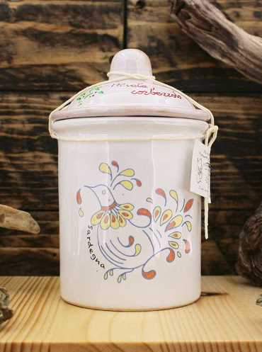 Associazione Comunità Onlus - Miele di corbezzolo con vaso in ceramica 100 g