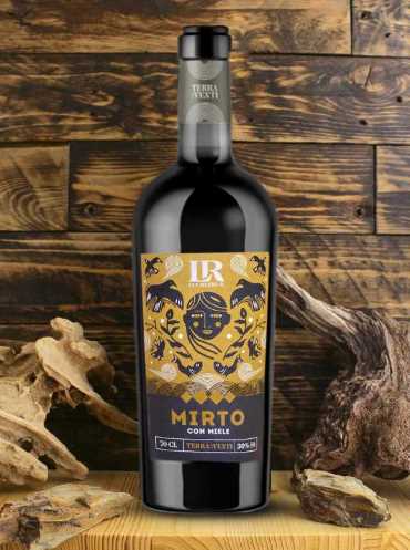 Lucrezio Distillerie - Liquore di mirto con miele “Vento di Ponente” 75 cl