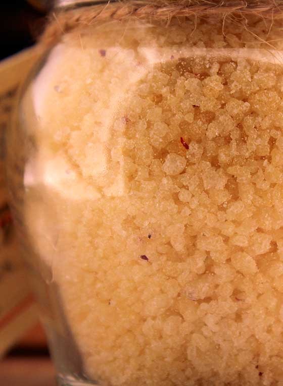 Colle sul Tirreno - Zucchero aromatizzato al corbezzolo e zafferano 100 g